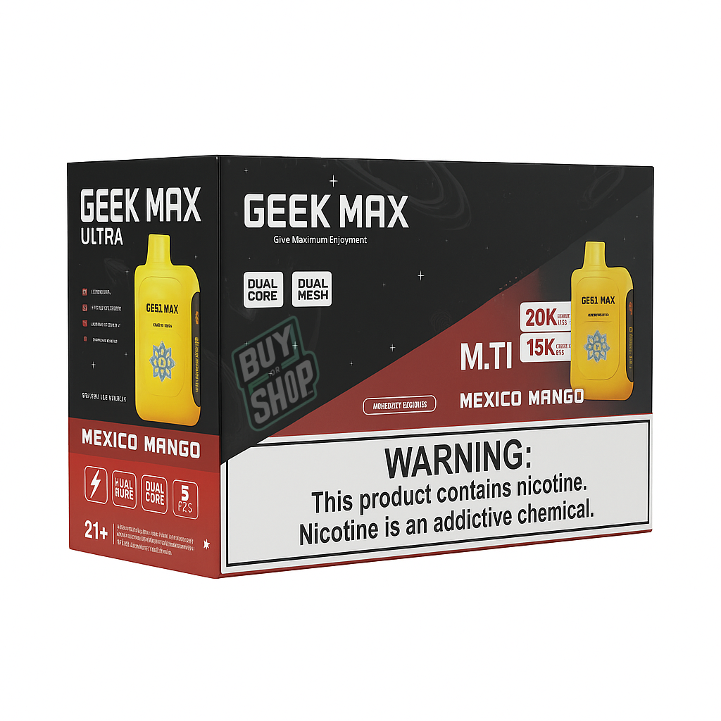 Geek Max Ultra Mexico Mango 20K 5-Pack