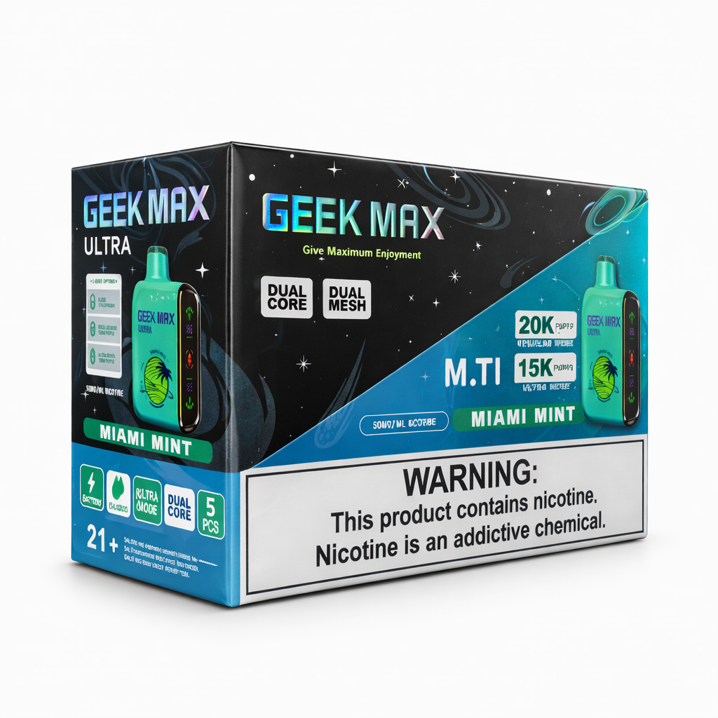 Geek Max Ultra Miami Mint 20K 5-Pack
