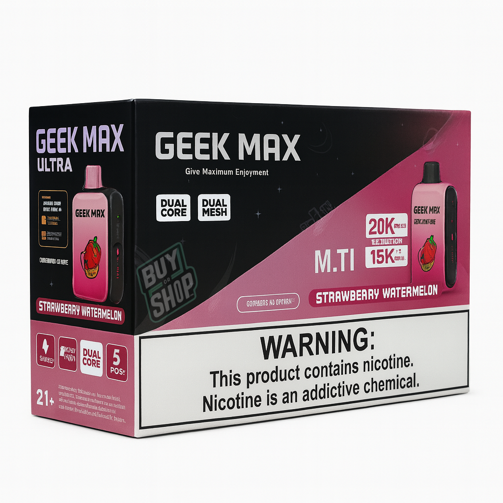 Geek Max Ultra Strawberry Watermelon 20K 5-Pack