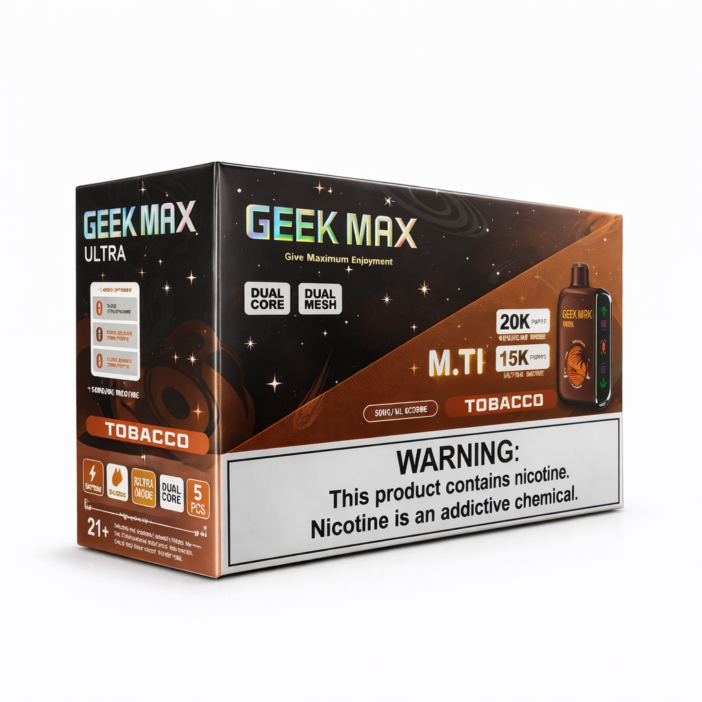 Geek Max Ultra Tobacco 20K 5-Pack