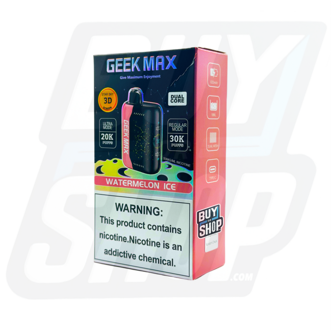 Geek Max Watermelon Ice 30K 1-Pack