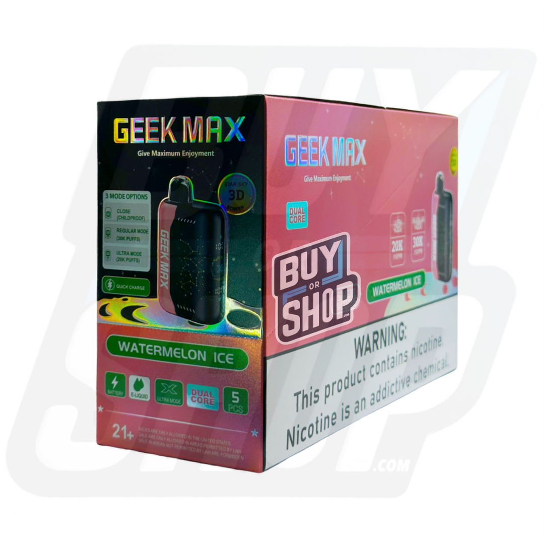 Geek Max Watermelon Ice 30K 5-Pack