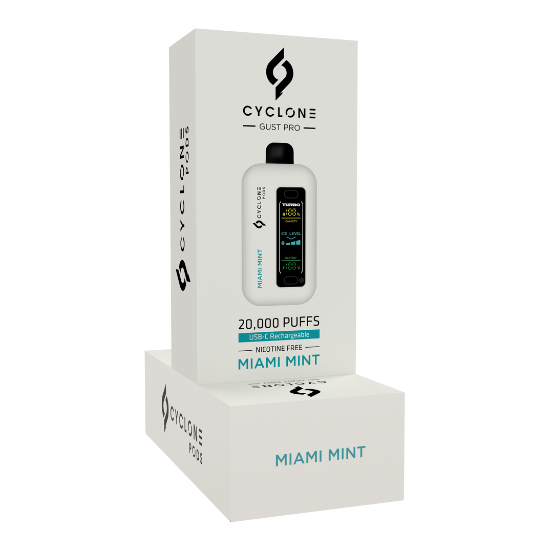 Gust Pro Miami Mint Nic Free 20K