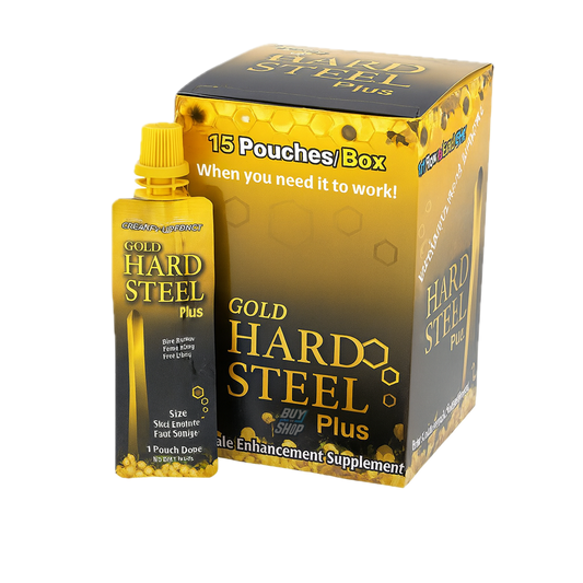 Hard Steel Plus - Gold Honey Twist Cap 15-Pack