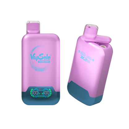VapSolo Twins - Black Ice Dragon Fruit Strawberry & Raspberry Watermelon 50K