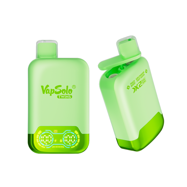 VapSolo Twins - Peach Berry & Kiwi Passionfruit Guava 50K