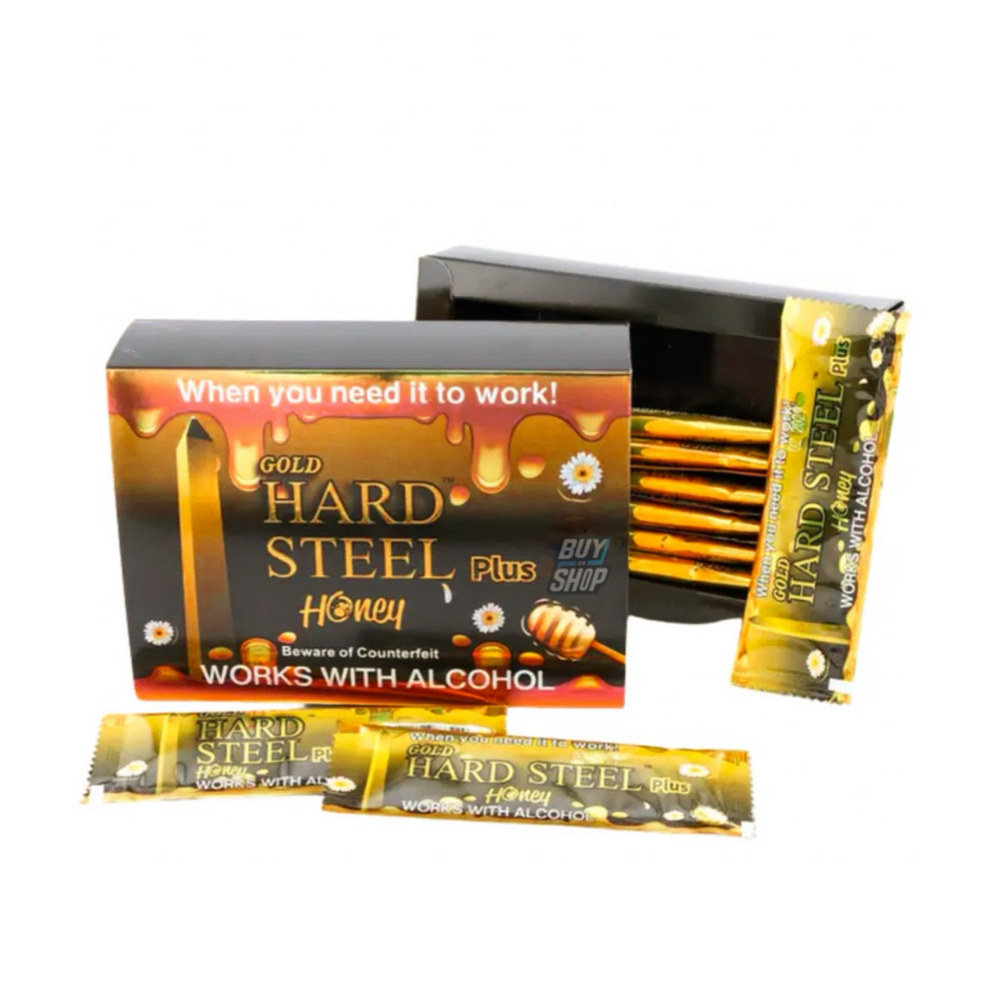 Hard Steel Plus - Gold Honey 12-Pack