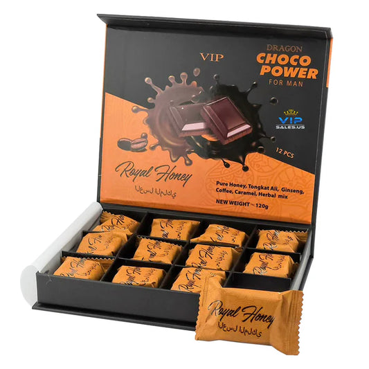 Royal Honey - Dragon Choco Power VIP Male Enhancement 12-Pack