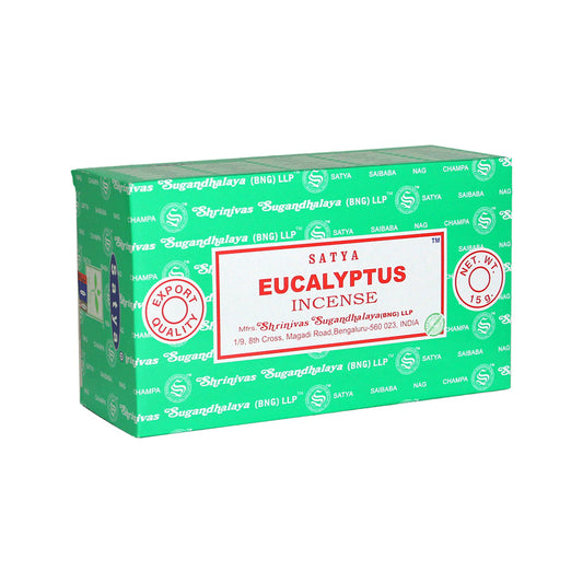 Satya - Eucalyptus Incense 12-Pack