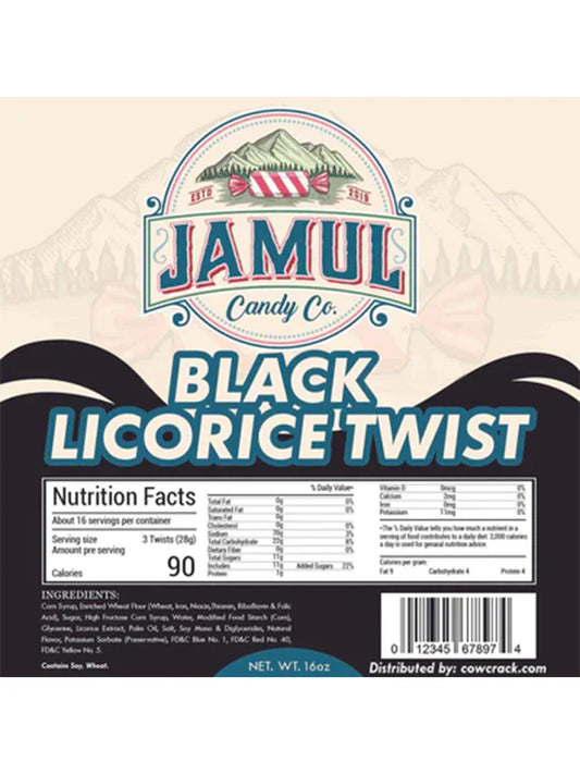 Jamul Licorice - Black Twist