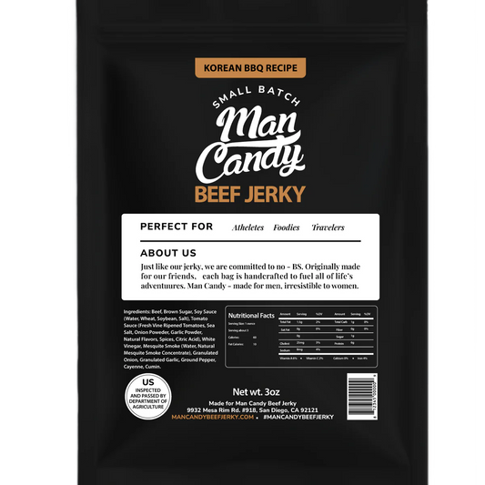 Man Candy - Korean BBQ Beef Jerky