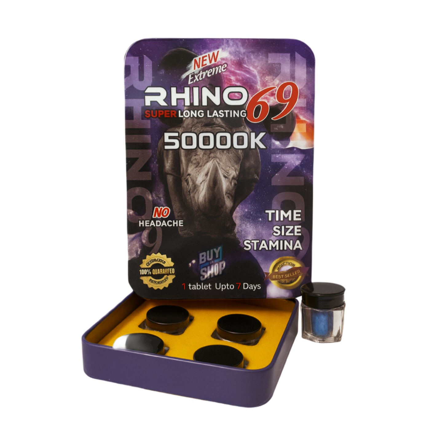 Rhino 69 - Extreme 50000K Tablets 18-Pack