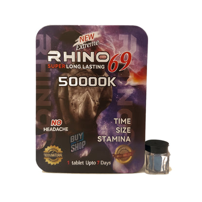 Rhino 69 - Extreme 50000K Tablets 18-Pack