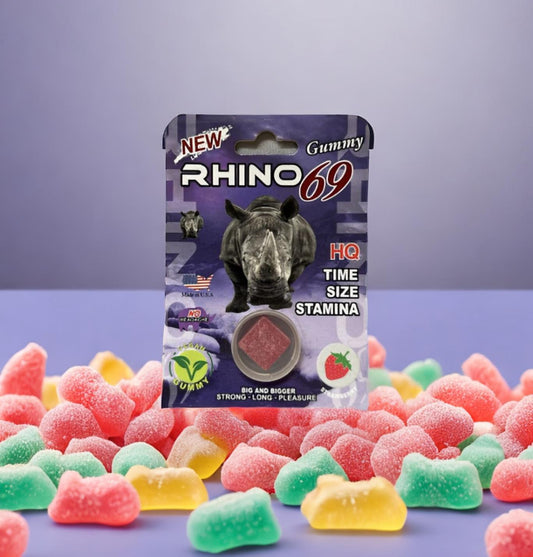 Rhino – Strawberry Gummies 5-Pack