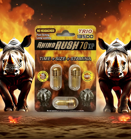 Rhino – Trio 13000 Capsule 5-Pack
