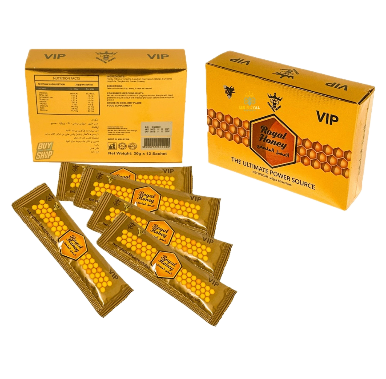 Royal Honey VIP Gold Honey 12 Pack