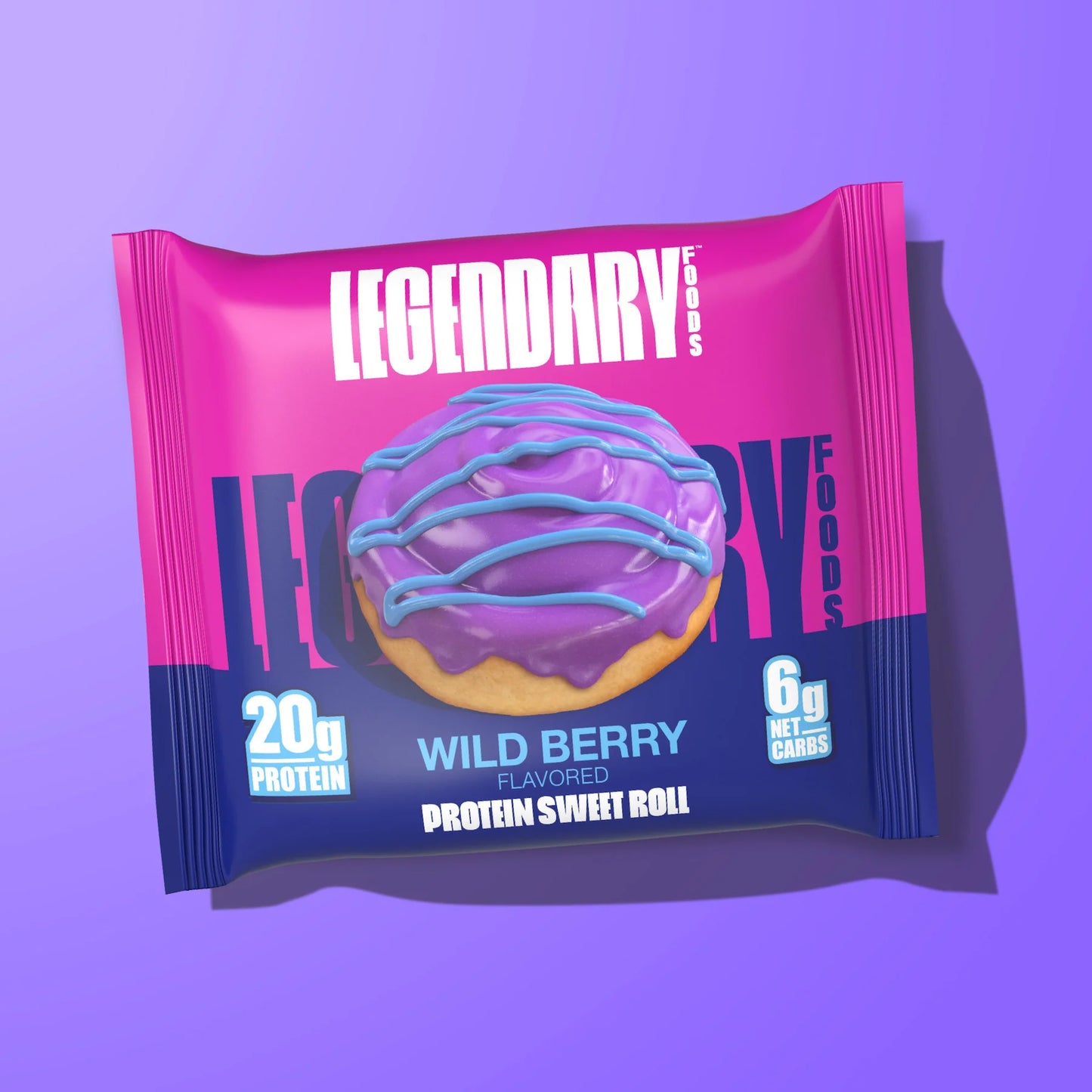 Legendary - Wild Berry Protein Sweet Roll 8-Pack