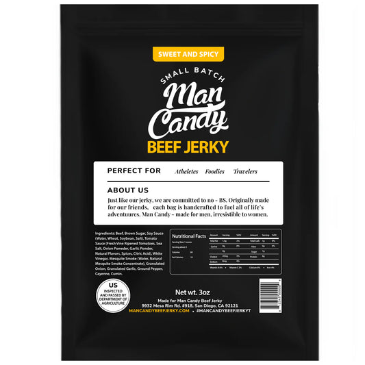 Man Candy - Sweet & Spicy Beef Jerky