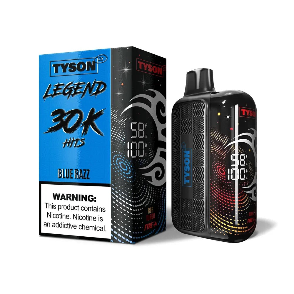 Tyson Legend 30K Blue Razz