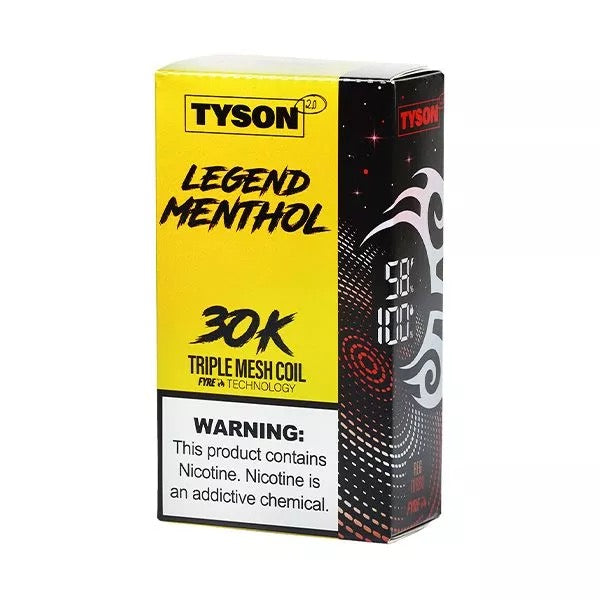 Tyson Legend Menthol Triple Mesh Coil 30K