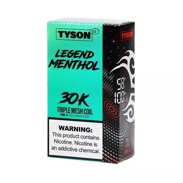 Tyson Legend Menthol Triple Mesh Coil 30K