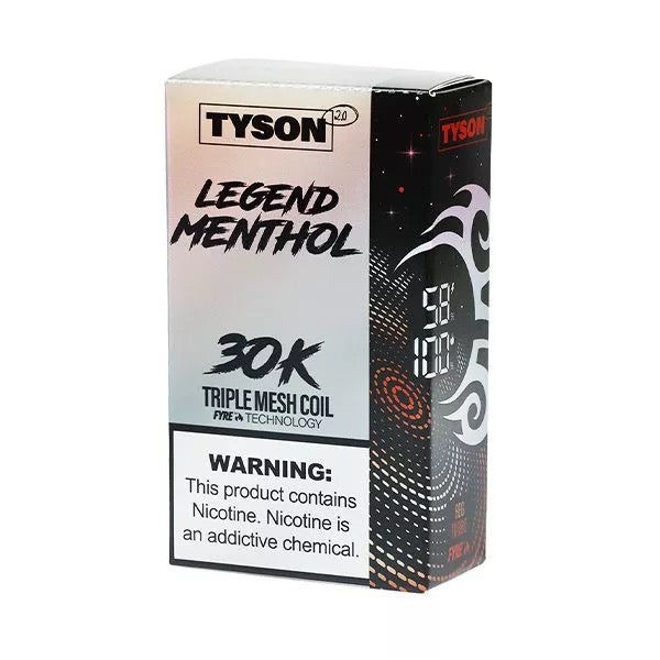 Tyson Legend Menthol Triple Mesh Coil 30K