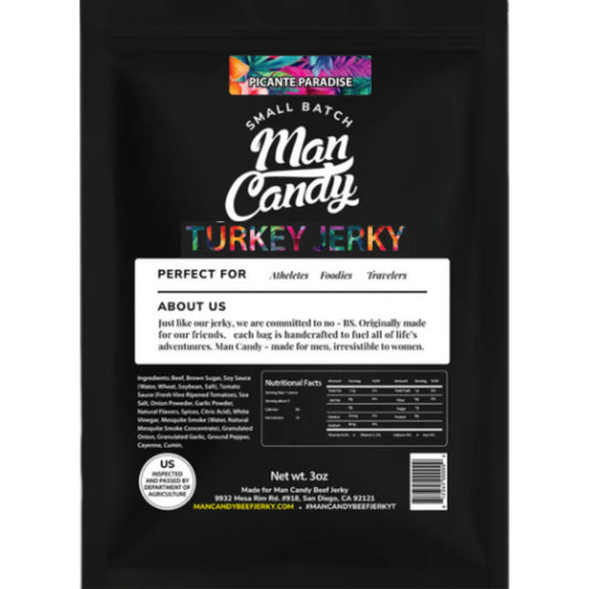 Man Candy - Picante Paradise Turkey Jerky
