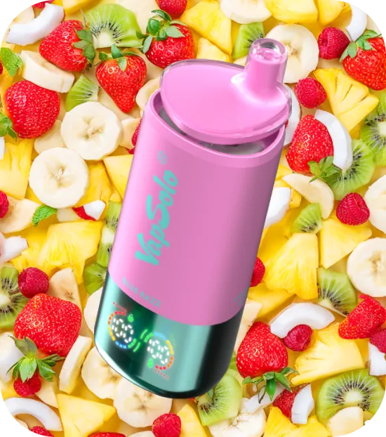 VapSolo Triple - Pineapple Coconut, Strawberry Banana & Blue Razz 30K 5-Pack