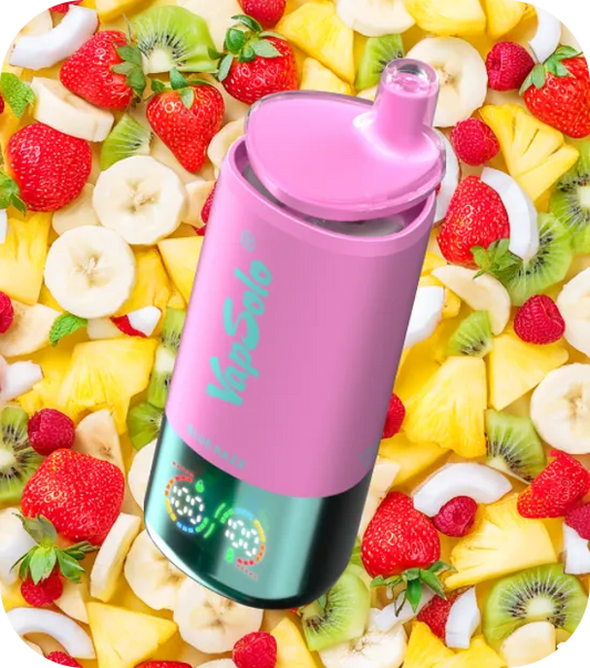 VapSolo Triple - Pineapple Coconut, Strawberry Banana & Blue Razz 30K 5-Pack