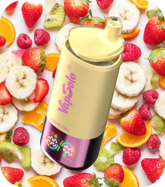 VapSolo Triple - Strawberry Banana, Raspberry Watermelon & Lemon Lime 30K 5-Pack