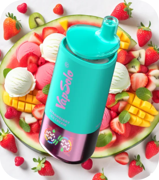 VapSolo Triple - Watermelon Ice, Strawberry Ice Cream & Triple Melon 30K 5-Pack