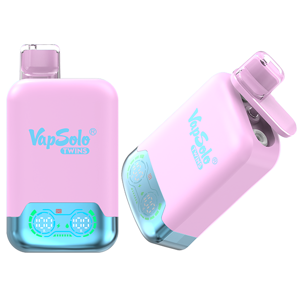 VapSolo Twins - Black Ice Dragon Fruit Strawberry & Raspberry Watermelon 20K