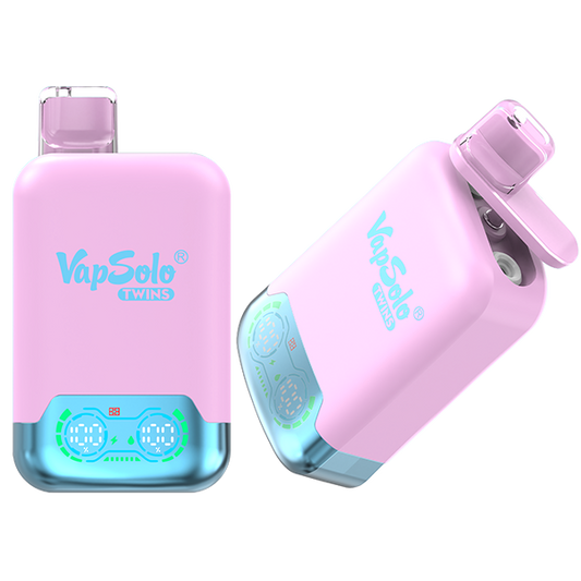 VapSolo Twins - Black Ice Dragon Fruit Strawberry & Raspberry Watermelon 20K