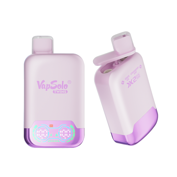 VapSolo Twins - Grape Ice & Strawberry Kiwi 20K