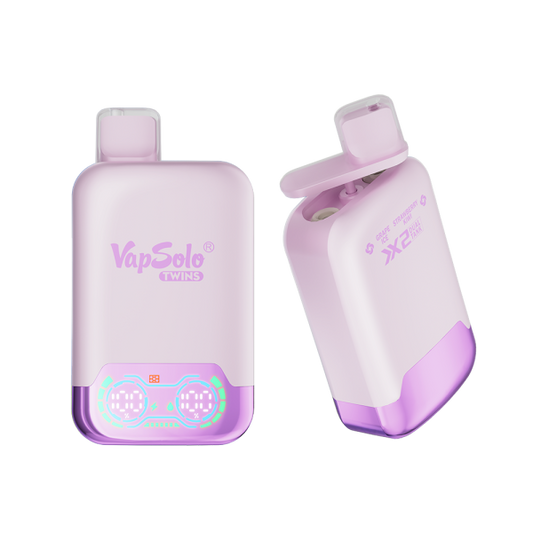 VapSolo Twins - Grape Ice & Strawberry Kiwi 20K