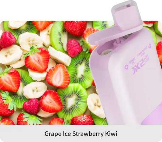 VapSolo Twins - Grape Ice & Strawberry Kiwi 20K 5-Pack