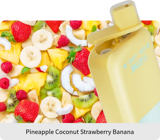 VapSolo Twins - Pineapple Coconut & Strawberry Banana 20K 5-Pack
