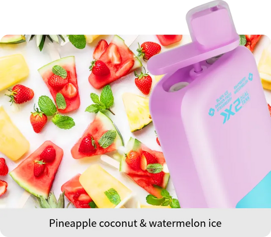 VapSolo Twins - Pineapple Coconut & Watermelon Ice 20K 5-Pack