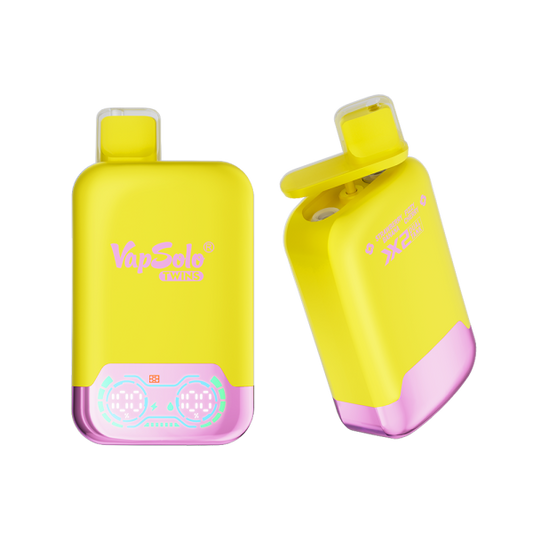 VapSolo Twins - Strawberry Banana & Fizzy Cherry 20K