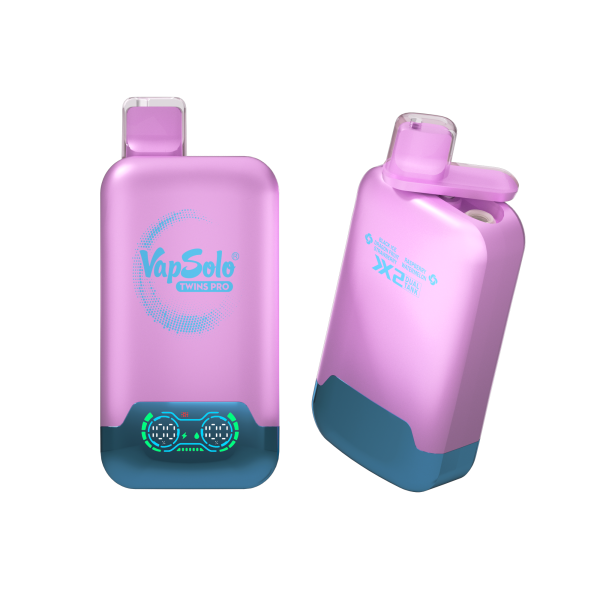 VapSolo Twins - Black Ice Dragon Fruit Strawberry & Raspberry Watermelon 50K 1-Pack
