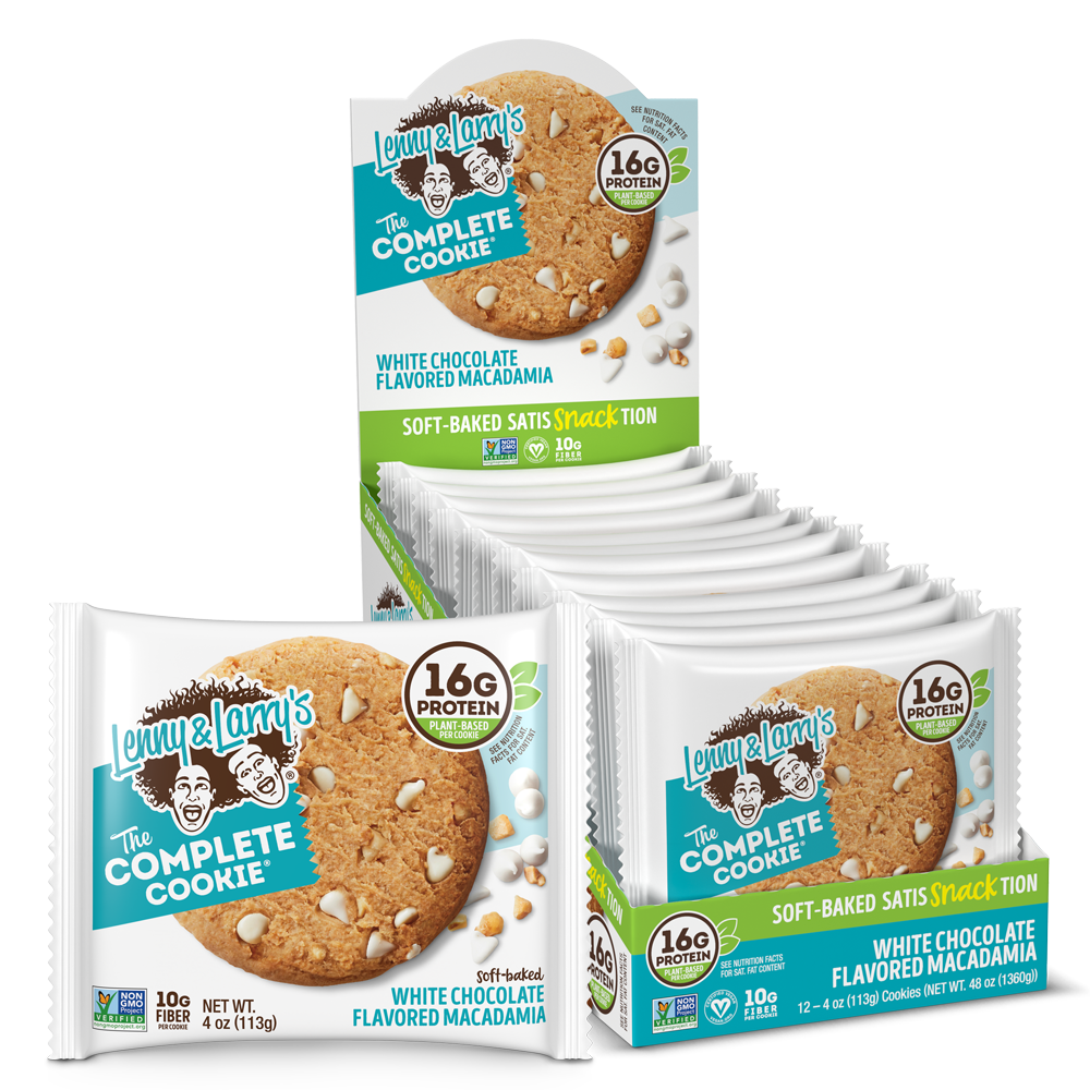 Lenny & Larry's - White Chocolate Flavored Macadamia 12-Pack