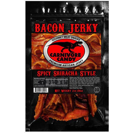 Carnivore Candy - Spicy Sriracha Bacon Jerky