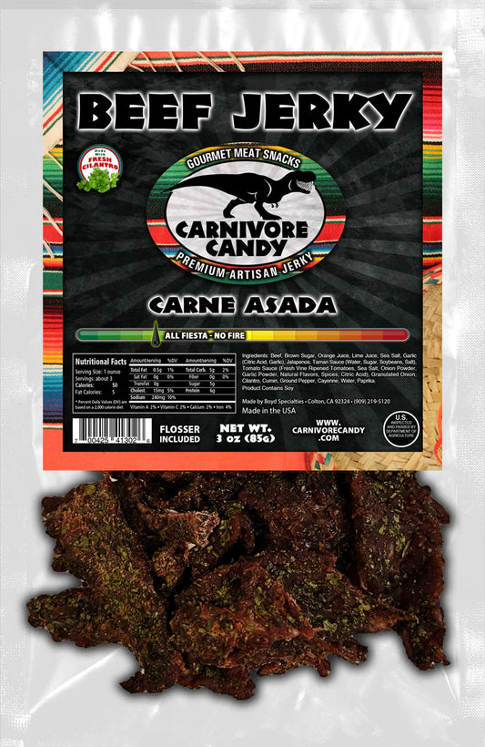 Carnivore Candy - Carne Asada Beef Jerky