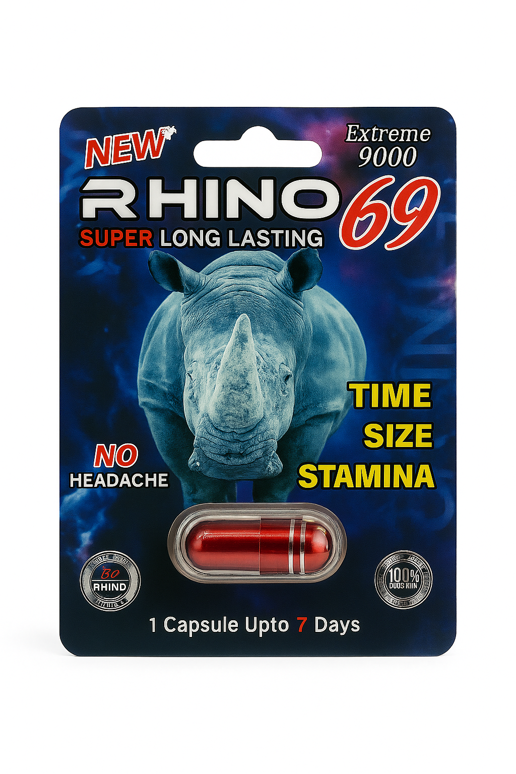 Rhino 69 - Extreme 9000 Male Capsule