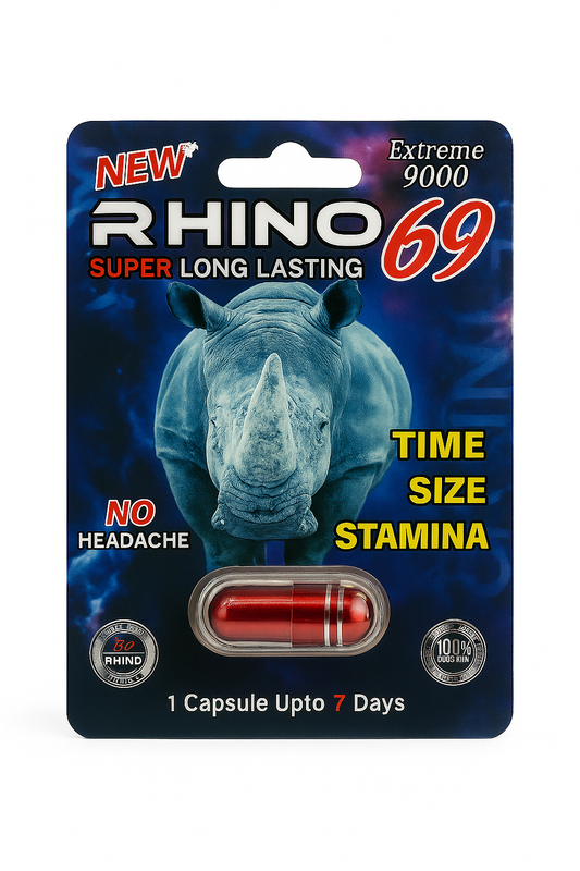 Rhino 69 - Extreme 9000 Male Capsule