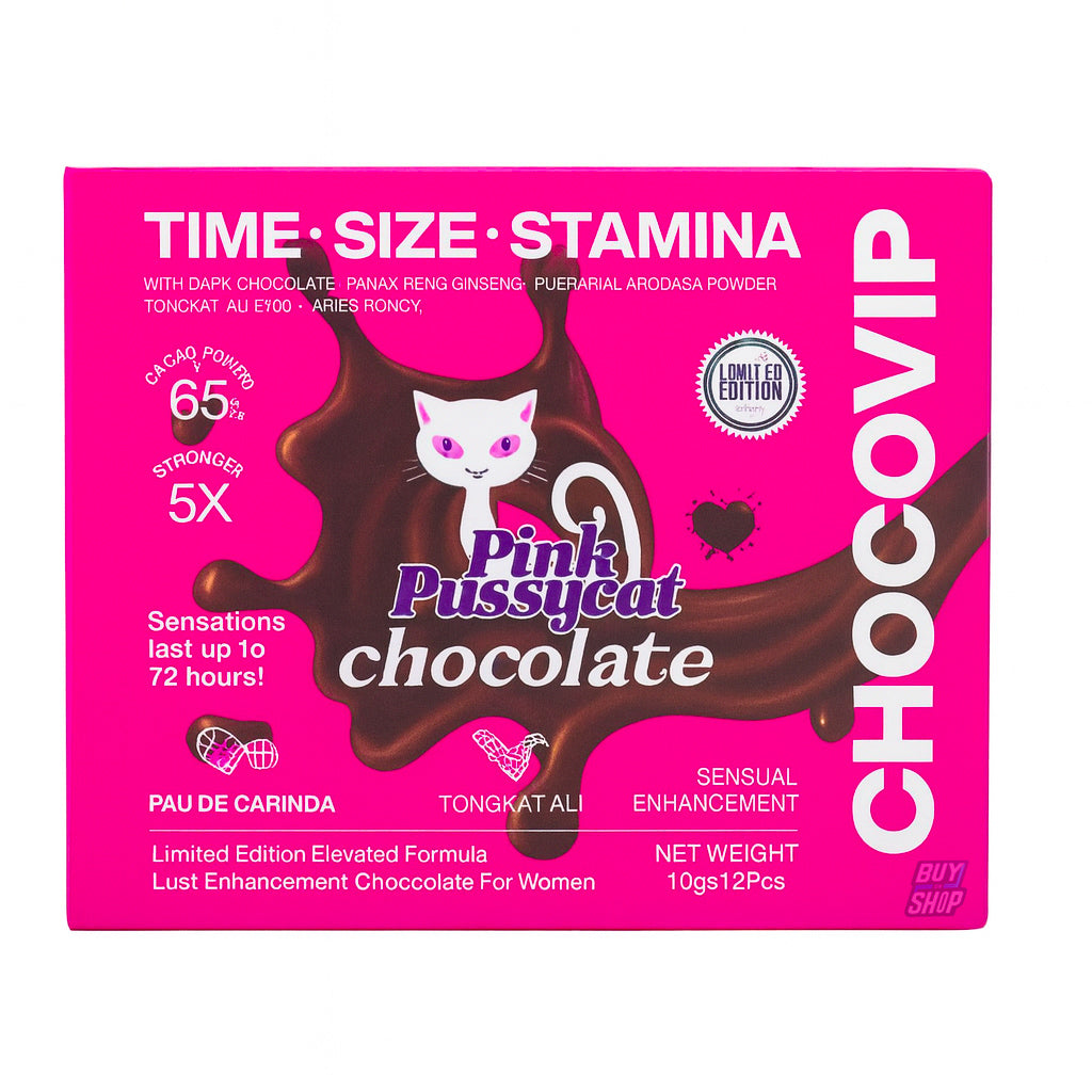 Pink Pussycat - Choco VIP Female Enhancement 12-Pack