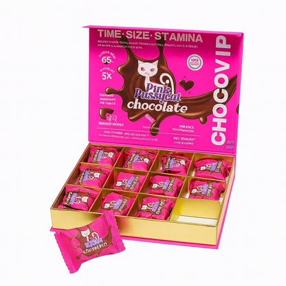 Pink Pussycat - Choco VIP Female Enhancement 12-Pack