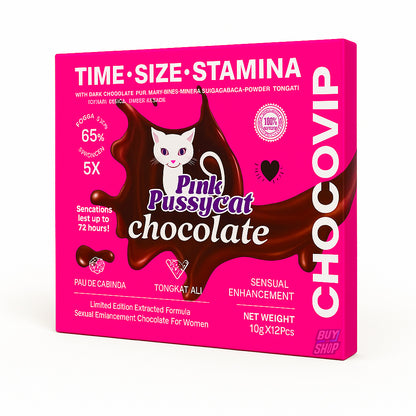 Pink Pussycat - Choco VIP Female Enhancement 12-Pack