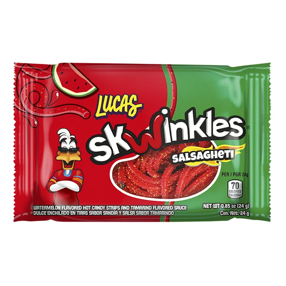Lucas - Skwinkles Salsagheti Watermelon 12-Pack