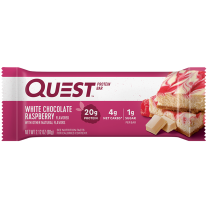 White Chocolate Raspberry Protein Bars